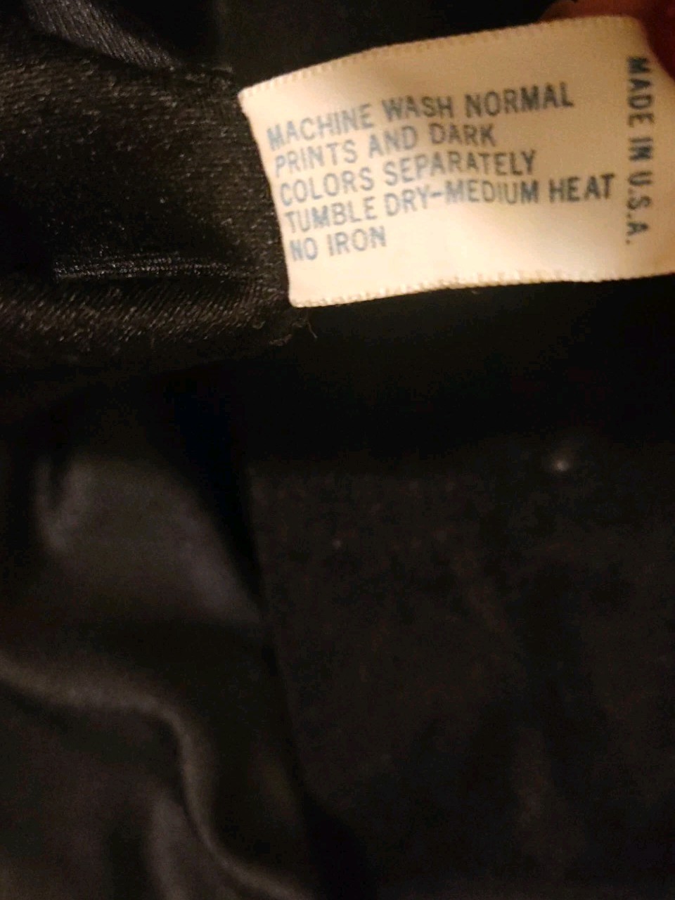 Vintage Vanity Fair Full Zip Robe Black With Animal Print Size 10 Pocket Mobwife