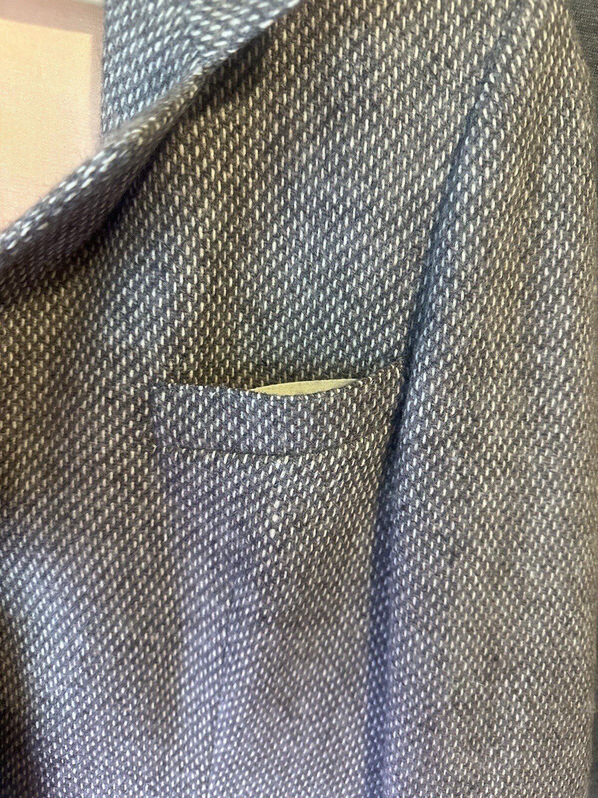 Women’s Wool Blazer | Grandpa Core | Tan Blend Sz 9 | Bloke Core | Virgin Wool