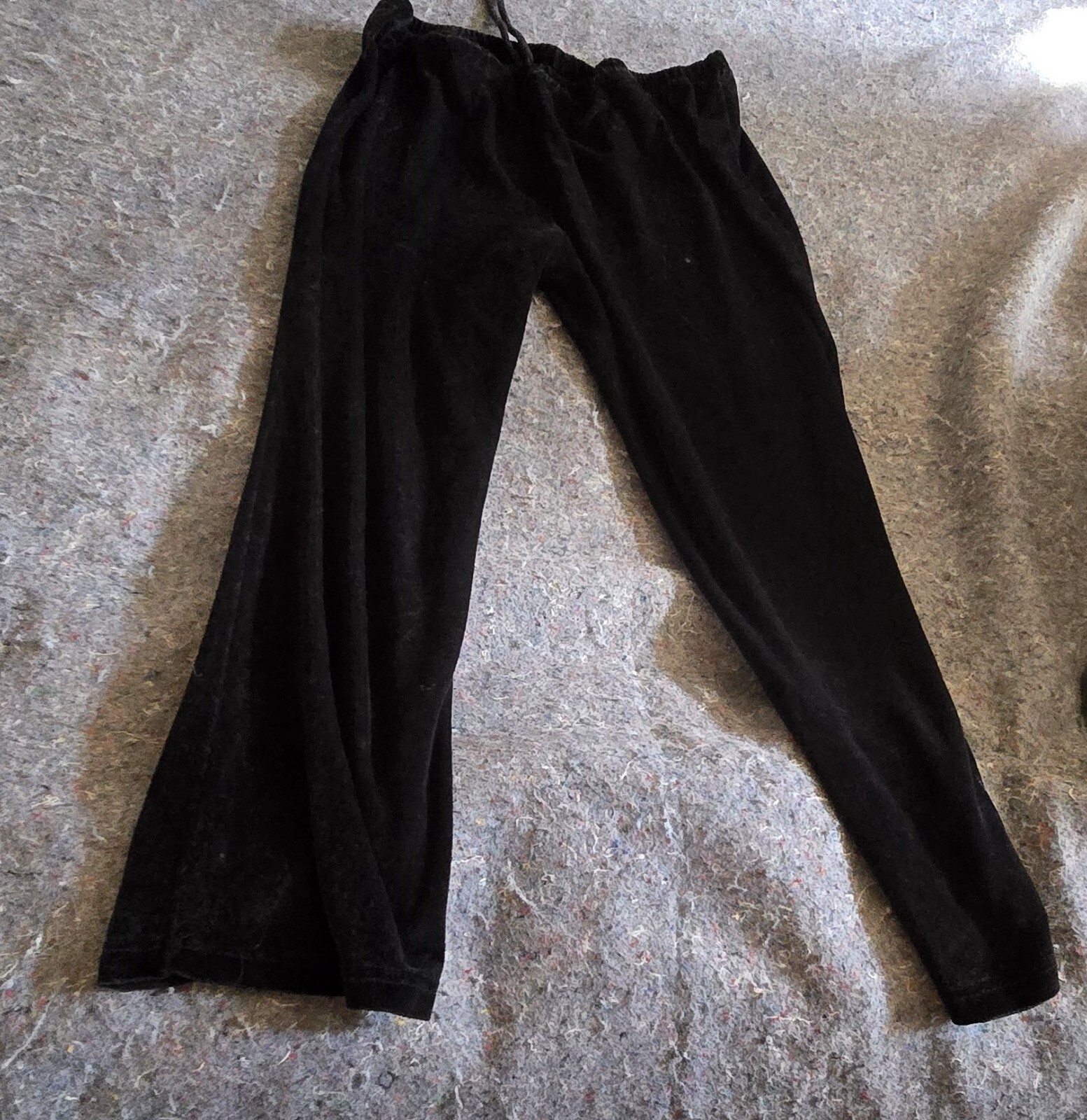 Vtg unbranded black XL 100% polyester