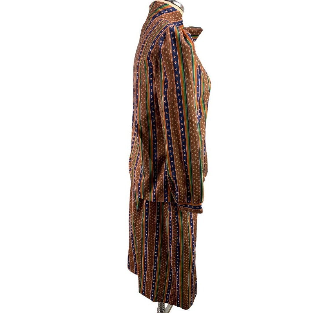 10/12 Petite The Wyndham Collection Women’s Skirt and Blouse Vintage 1980s