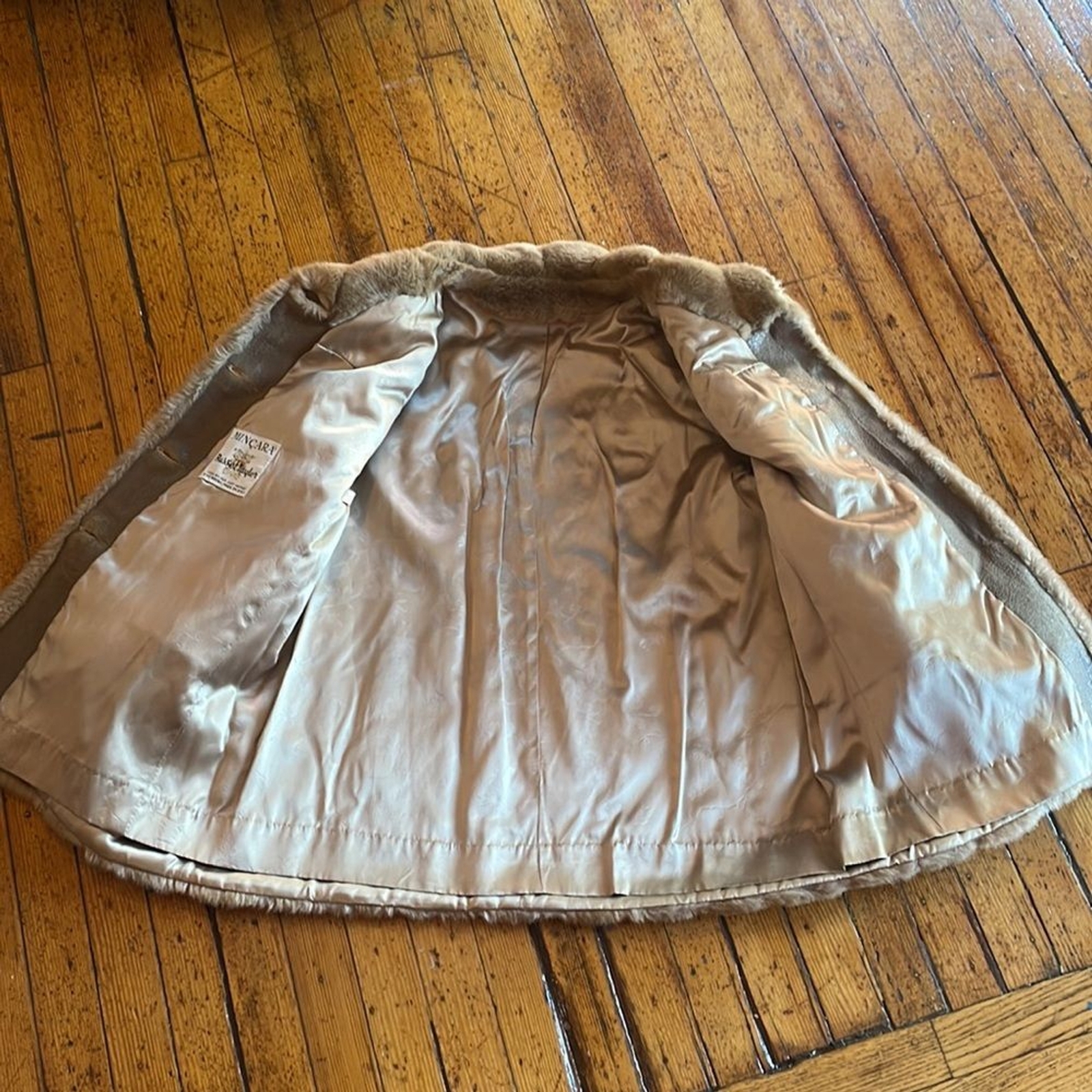 Mincara by Russel Taylor Vintage Faux Fur Coat