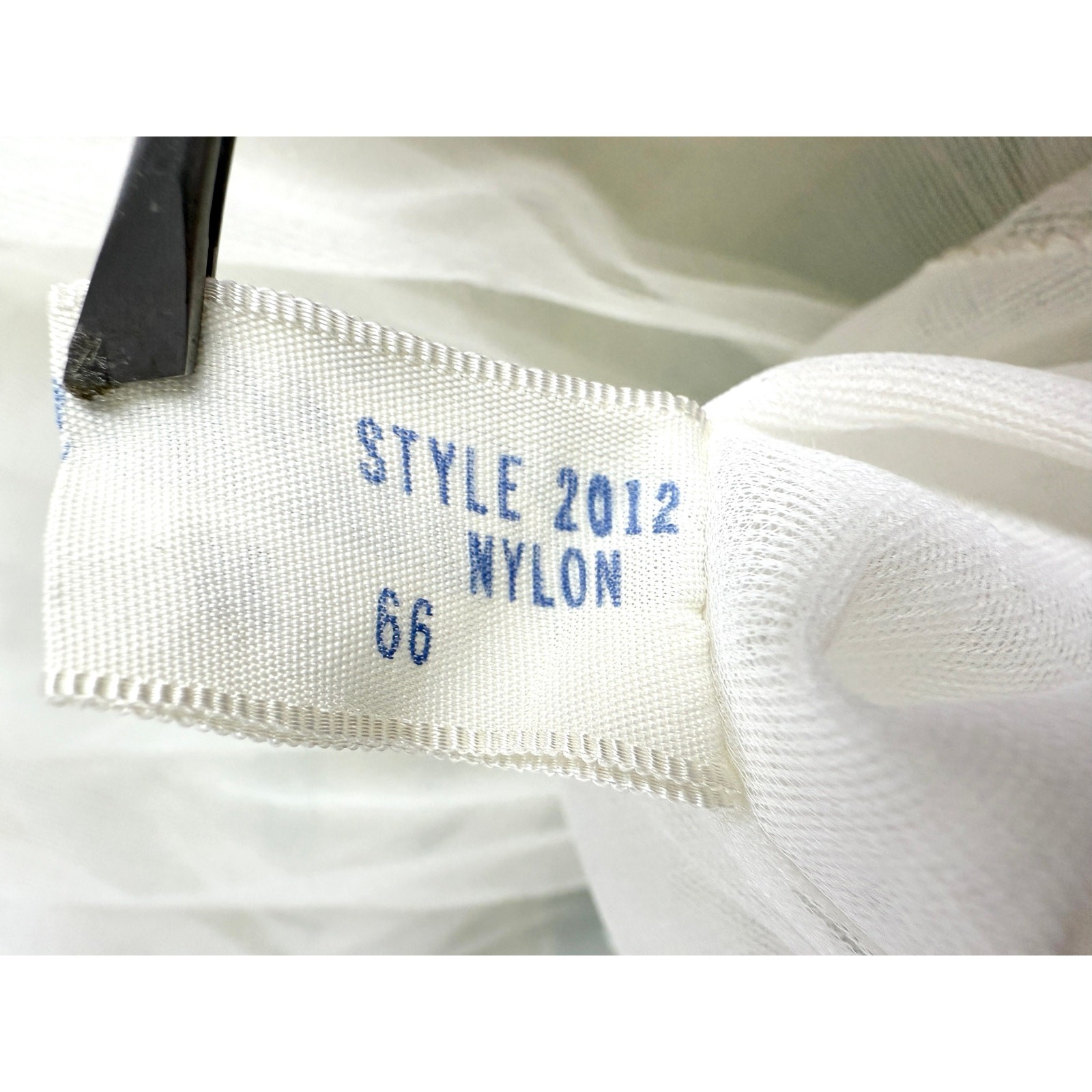 VTG 50s MCM Carillon Sheer Nylon Chiffon Nightgown_Robe White Bridal 36 Small