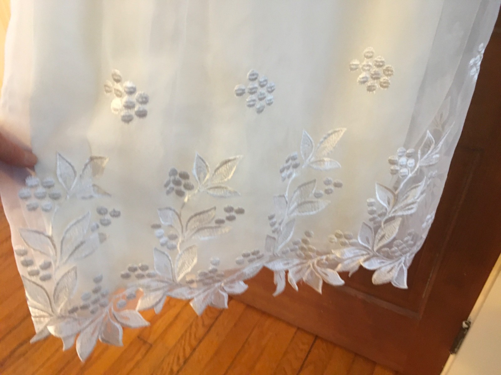 VTG Late 70’s-1980s House of Bianchi Tea Length Bridal Dress XS S 4 lined