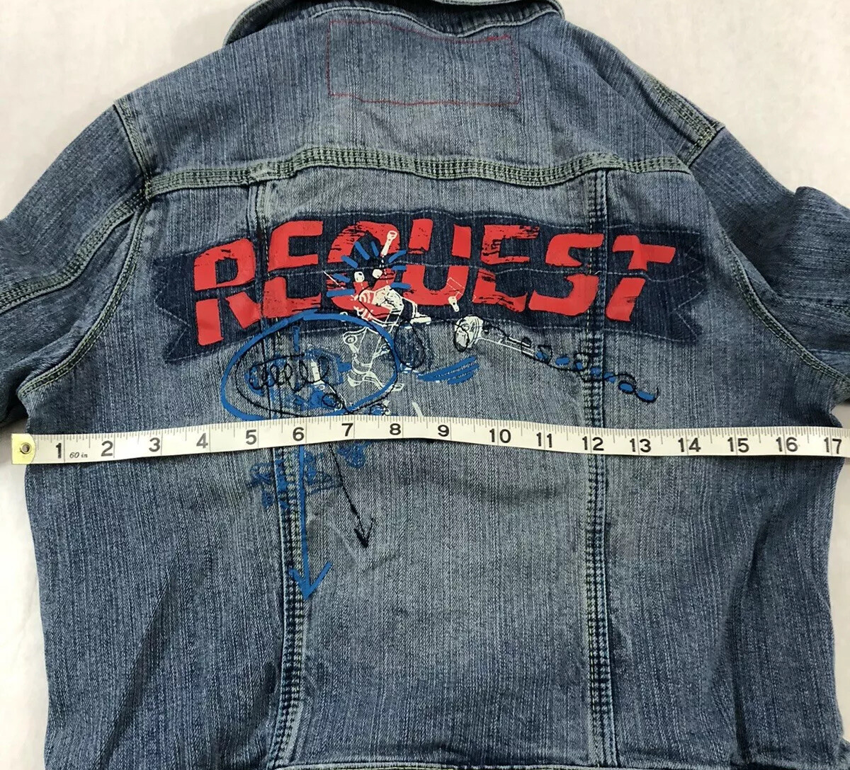 Womens Vintage Medium Jean Jacket Request Jeans Co. Hong Kong