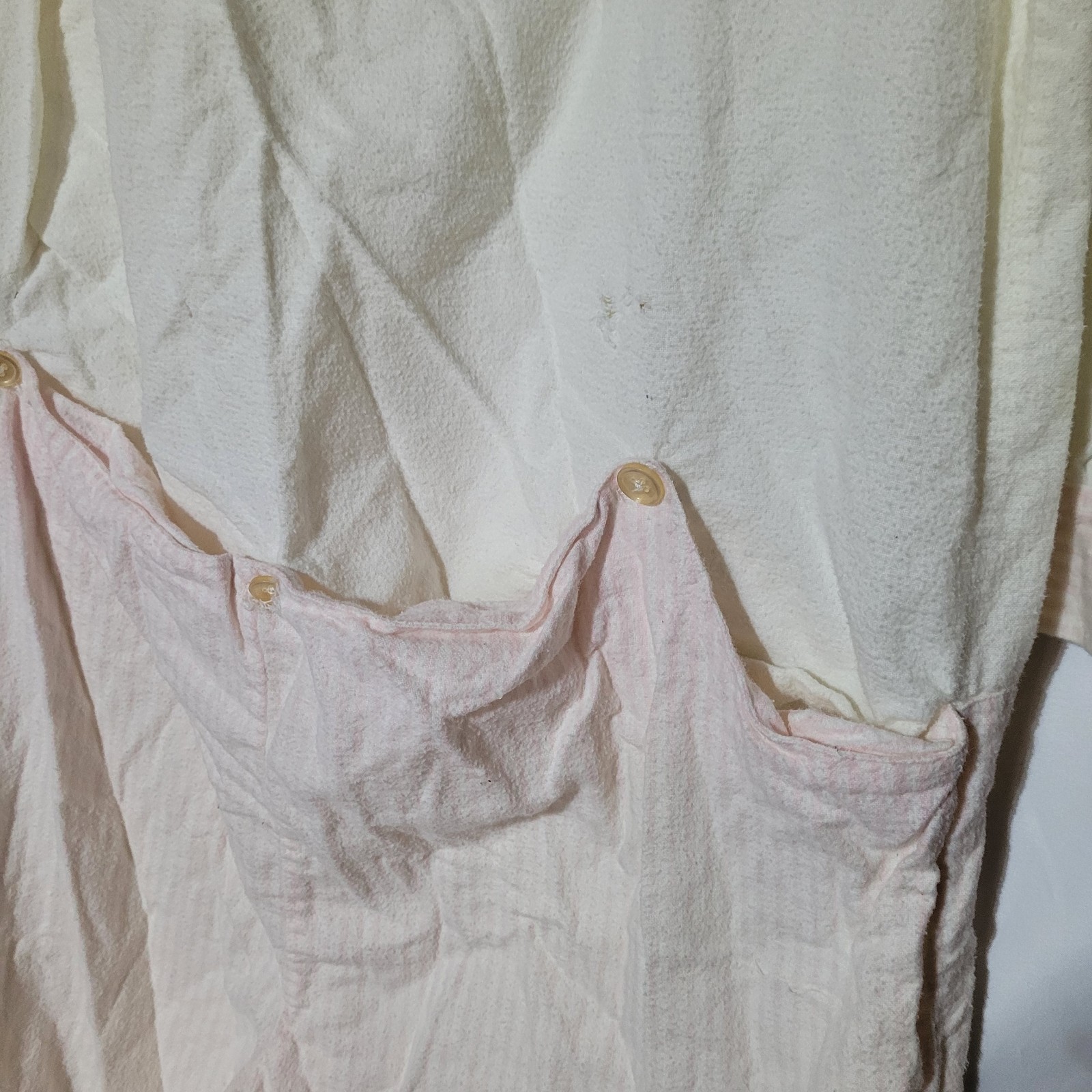 Jodie Arden One Piece Sleeper Pink Ivory Women Large Vintage