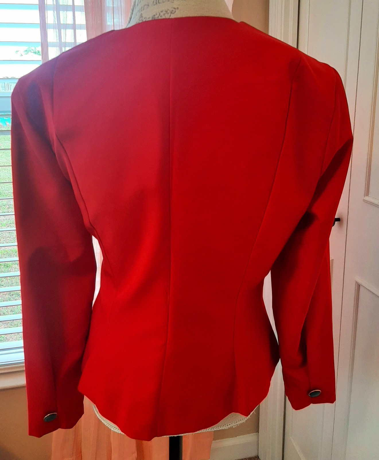 Vintage Red/Navy BergRay Frocks Blazer Jacket