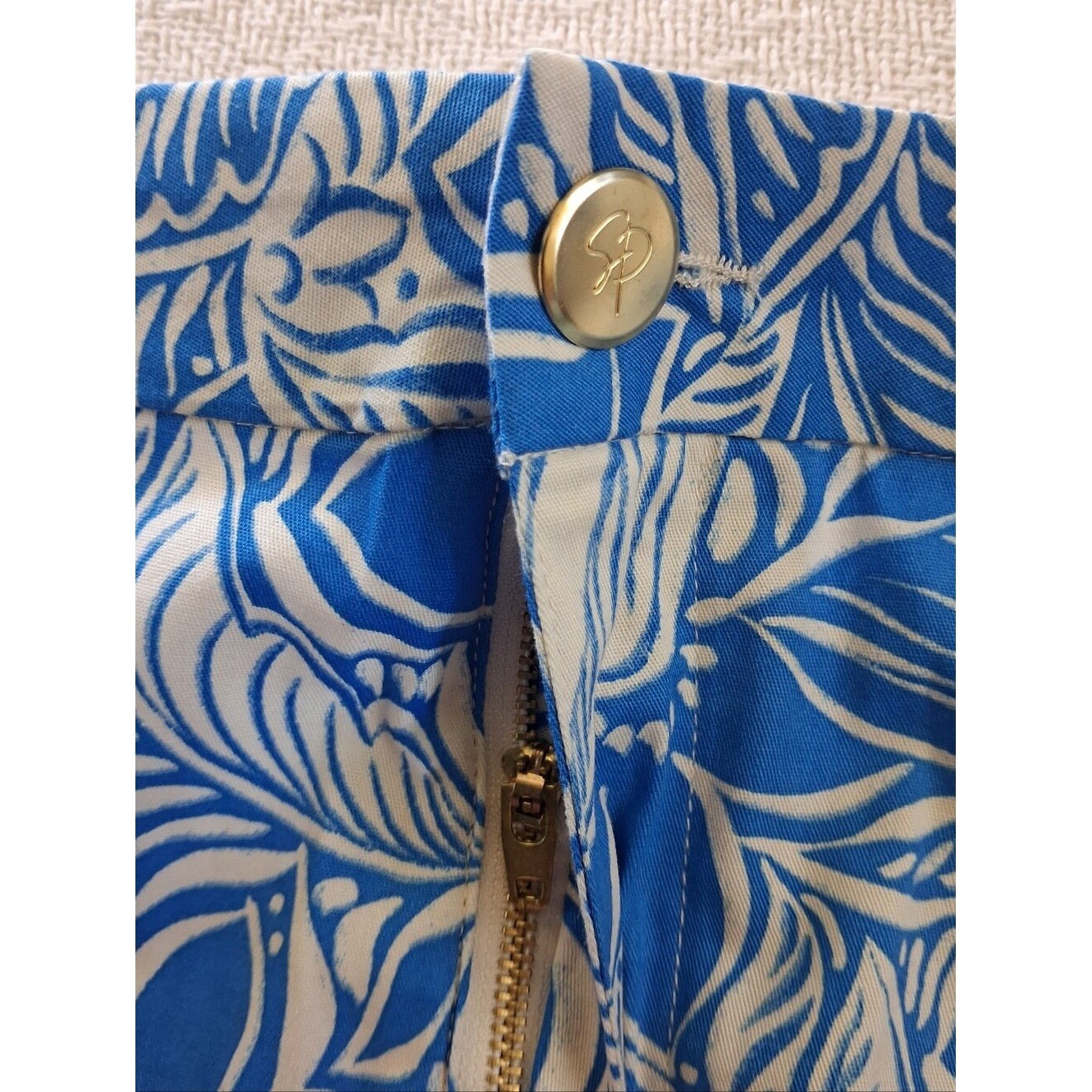 stella parker high waist floral shorts 10 beach summer lilly pulitzer preppy
