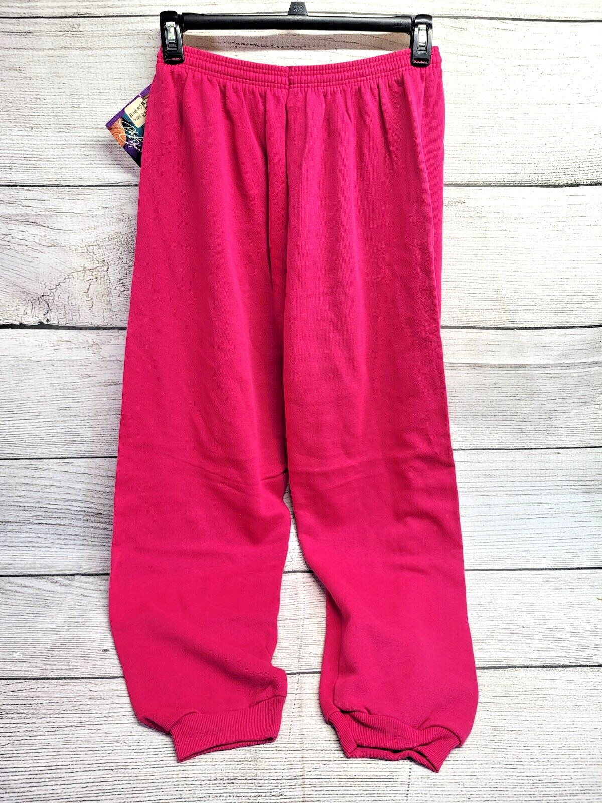 Vintage 1993 Hanes Her Way Roomy Joggers Pink Sweatpants Women’s Size 1X NEW NO