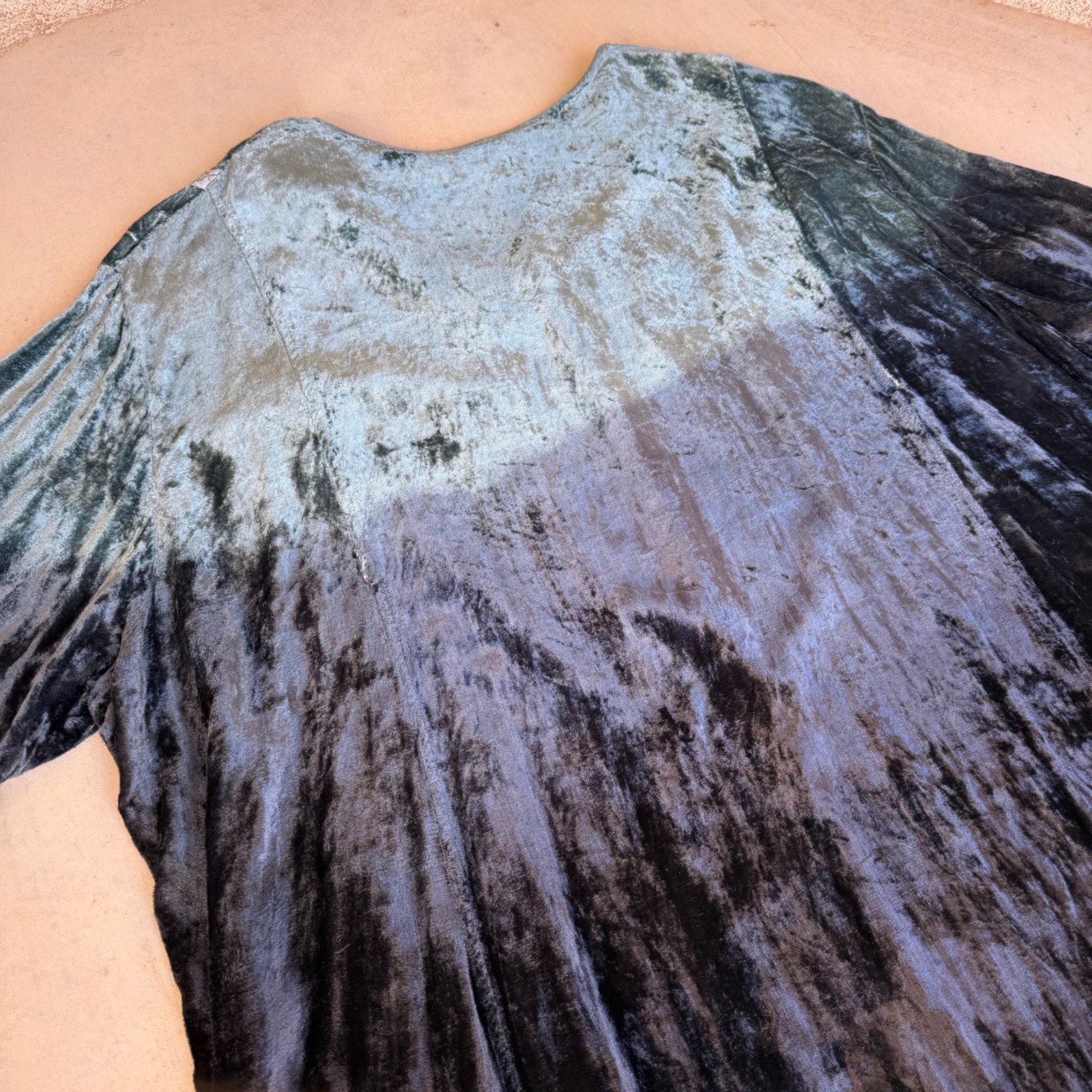 VOLUP Vintage 90s Ethereal Fairy Velvet Skirt & Top Set 6XL