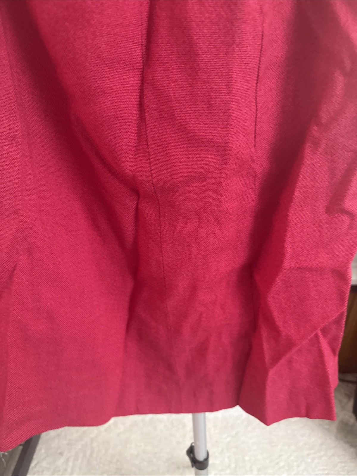 International Ladies Garment Workers Union Vintage Red Skirt Waist Measures ~14”