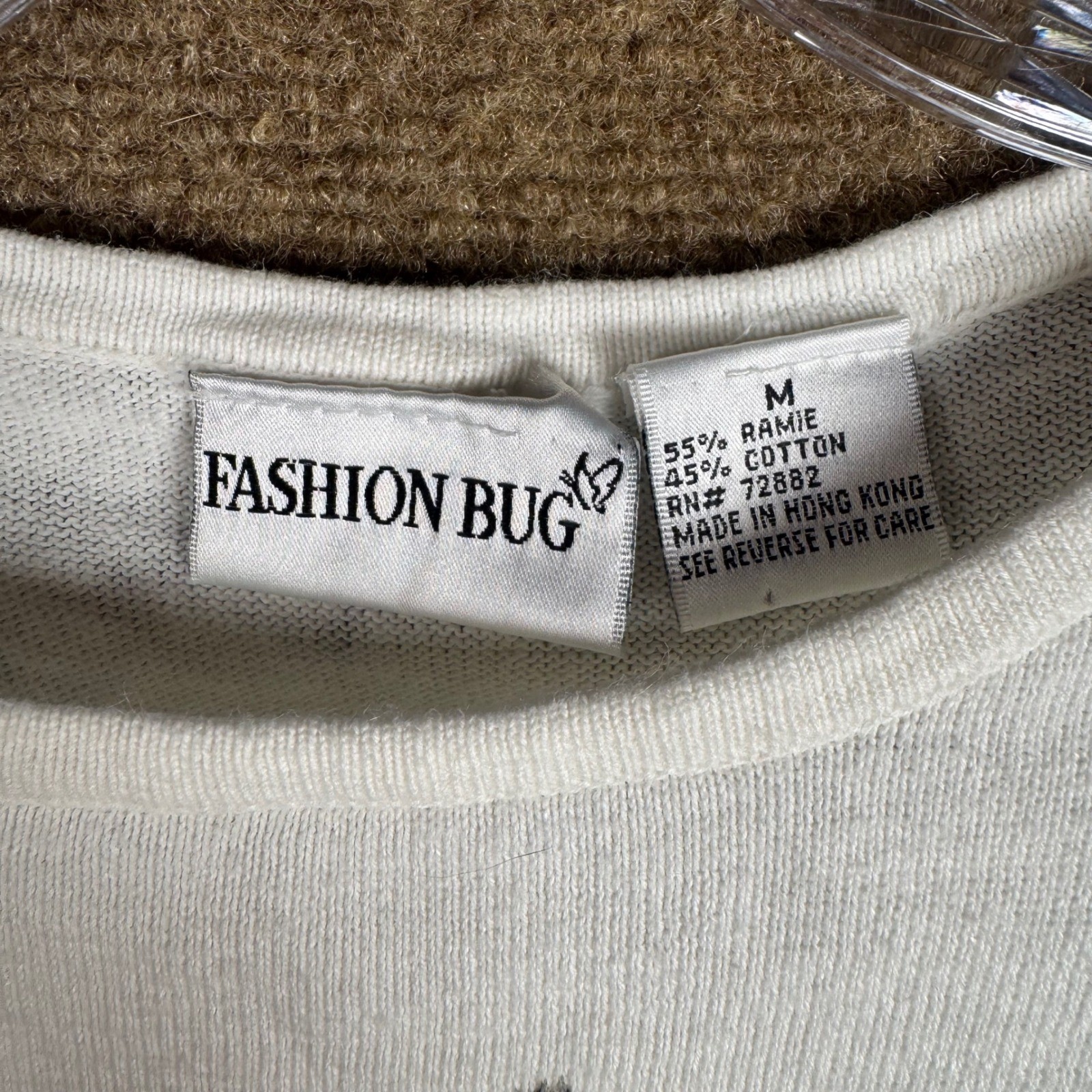 VTG Fashion Bug Tank Top Womens Medium M Cottagecore Cotton Heavy Cotton 90s
