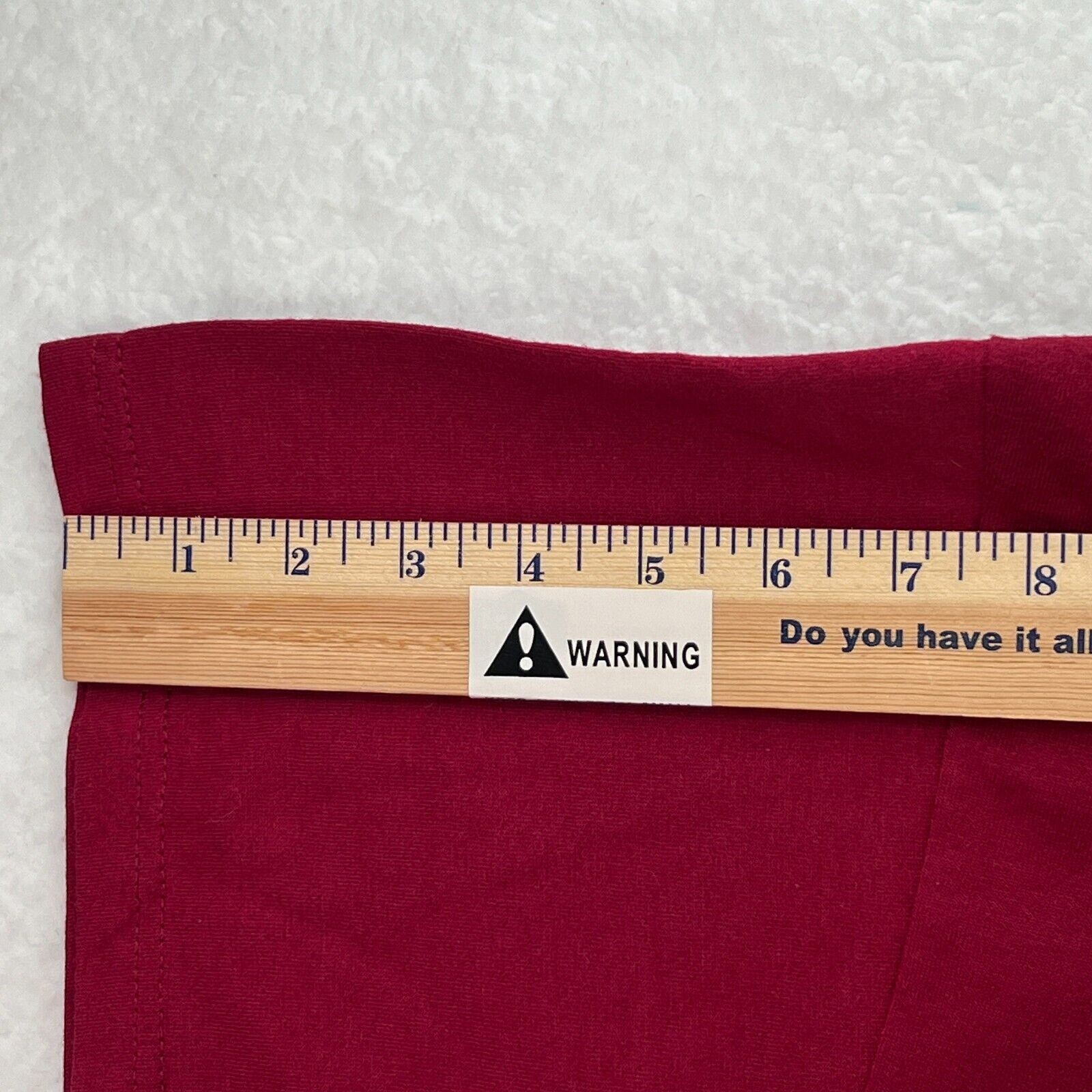 Vintage Wolves in Woods Nature T-shirt Handmade Womens Maroon FOTL Best Sewing
