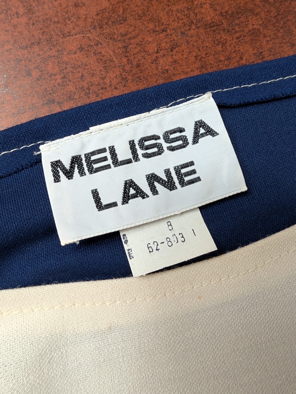 Vtg 60s 70s Long Dress Mod Melissa Lane Retro Bold Orange Blue Color Block Sz 8