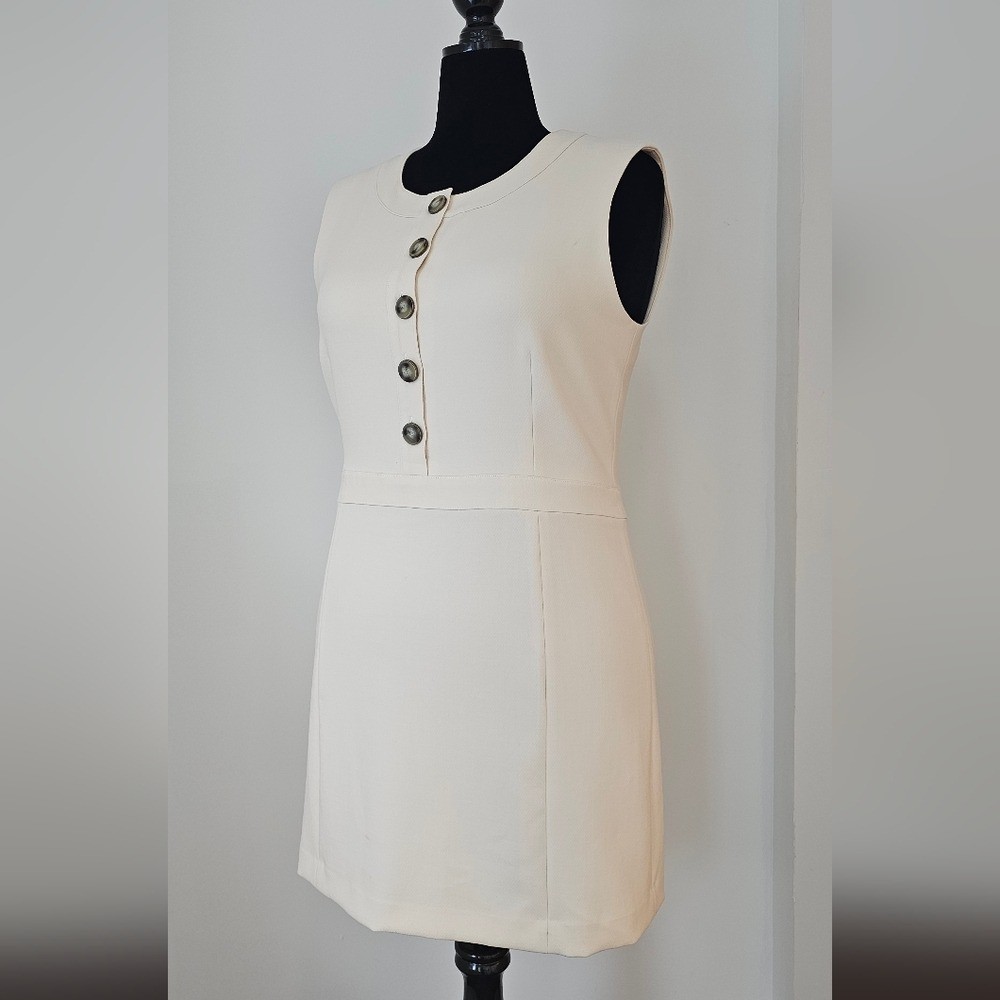 VERONICA BEARD Women’s Ivory Julie Midi Dress. Sz 12