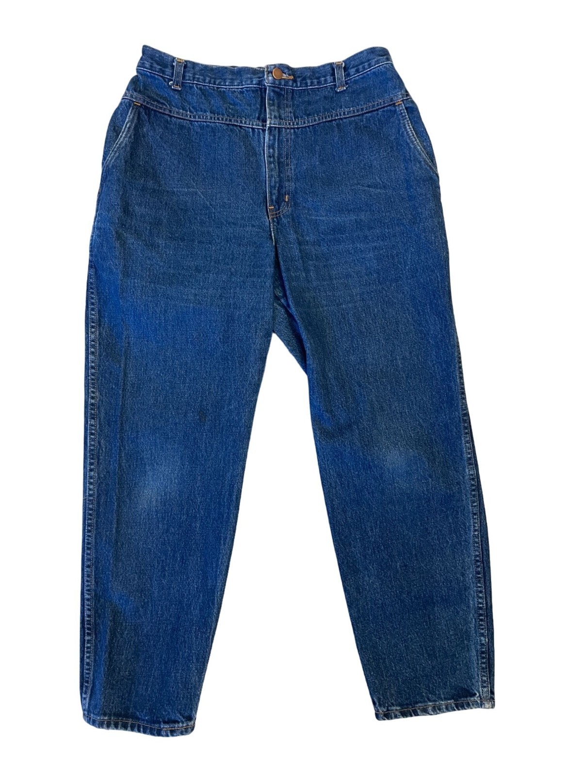VTG 80s 90s Denim Republic Jeans Vintage Taper High Rise drop V-yoke Mom