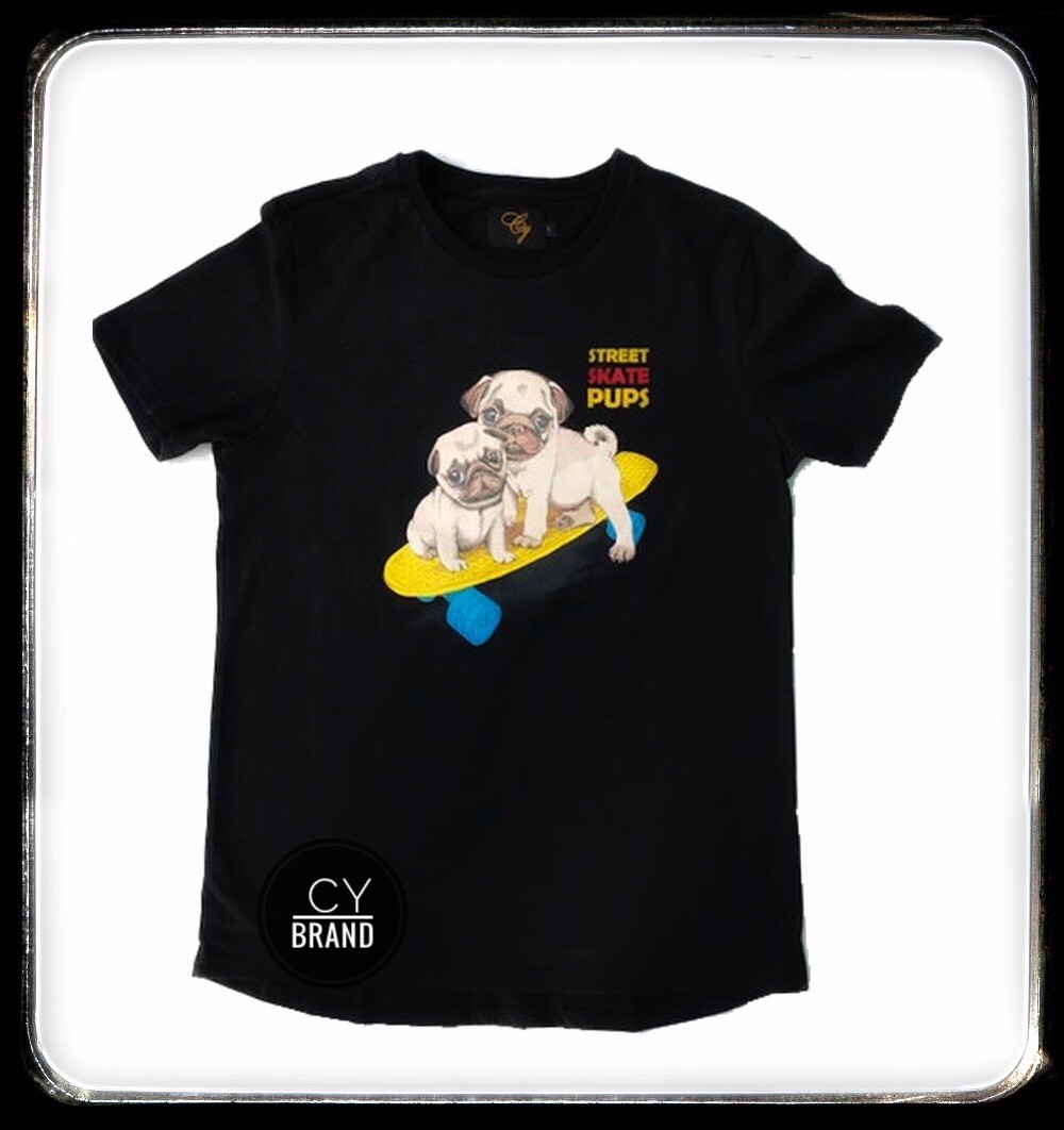 Pug T-shirt Tee Tops Short Sleeve Women Animal Dog love Pug Cute Pug Women’s