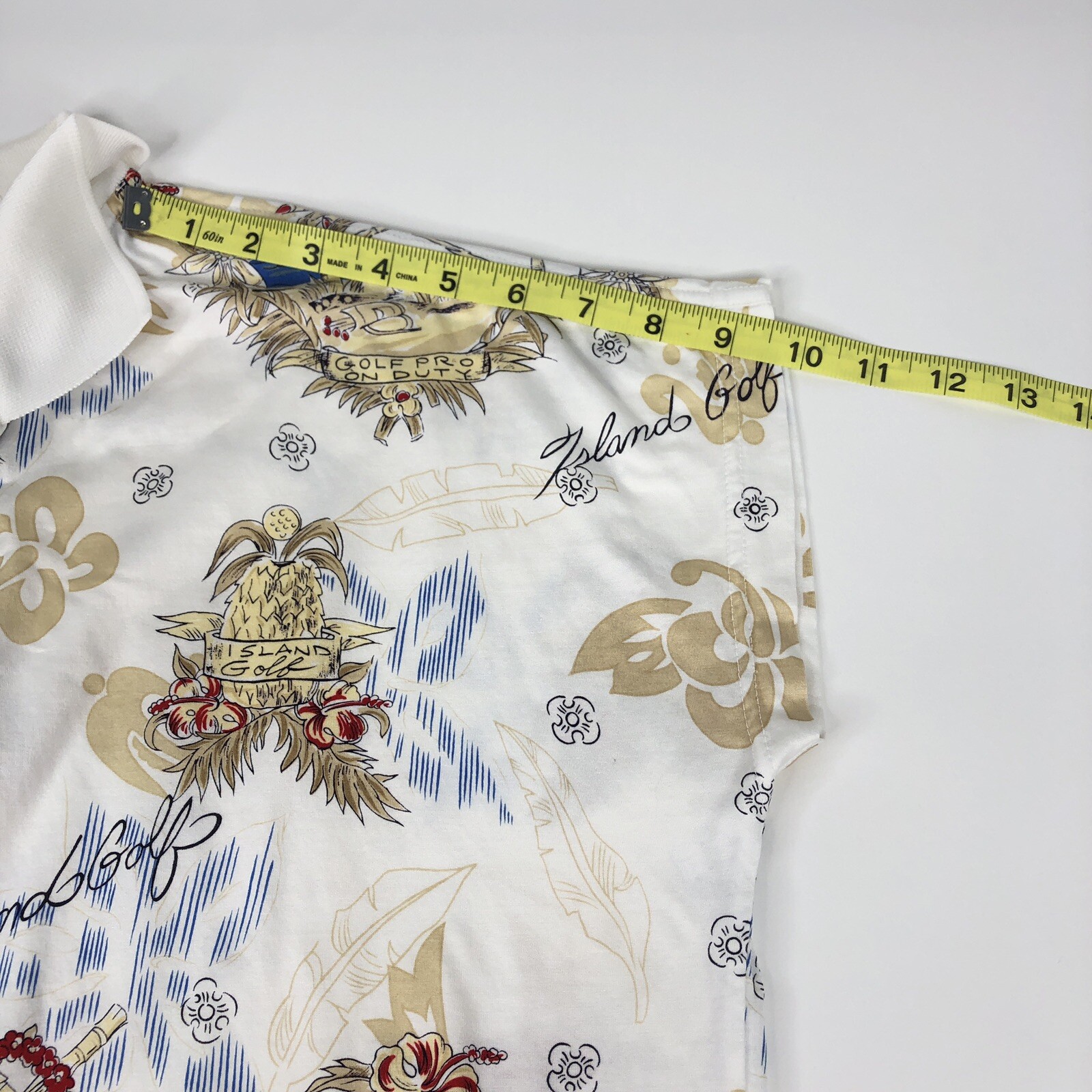 Vintage Hana Sport Women’s Large Golf Polo Shirt Island Golf Caddy Shack