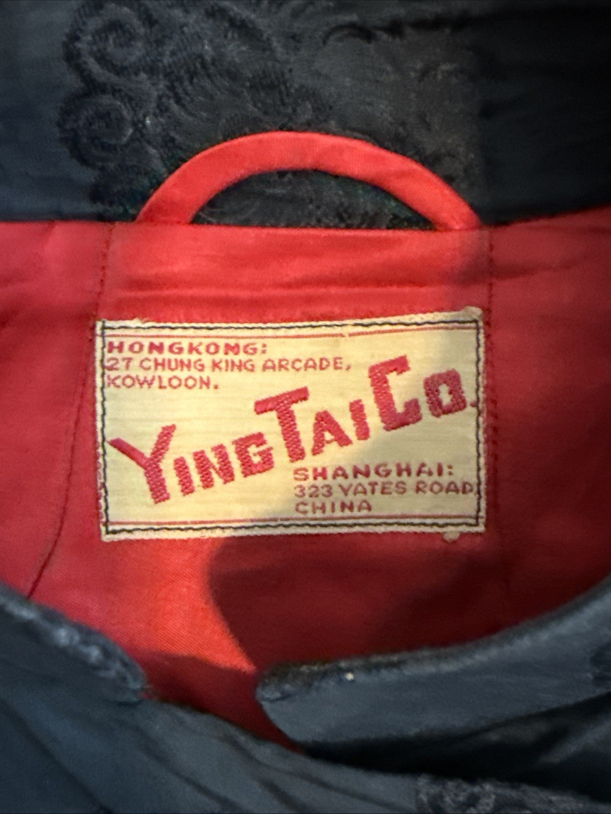 Vintage Women Smoking Jacket Original Belt Satin Silk Japanese Ying Tai Co