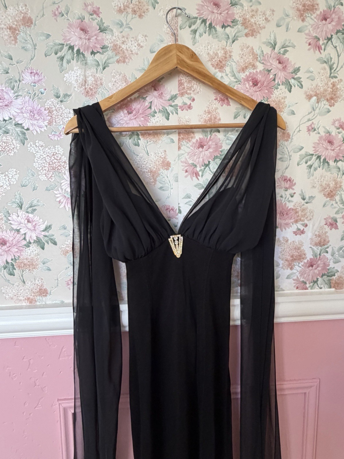Vintage Elegant Black Dress