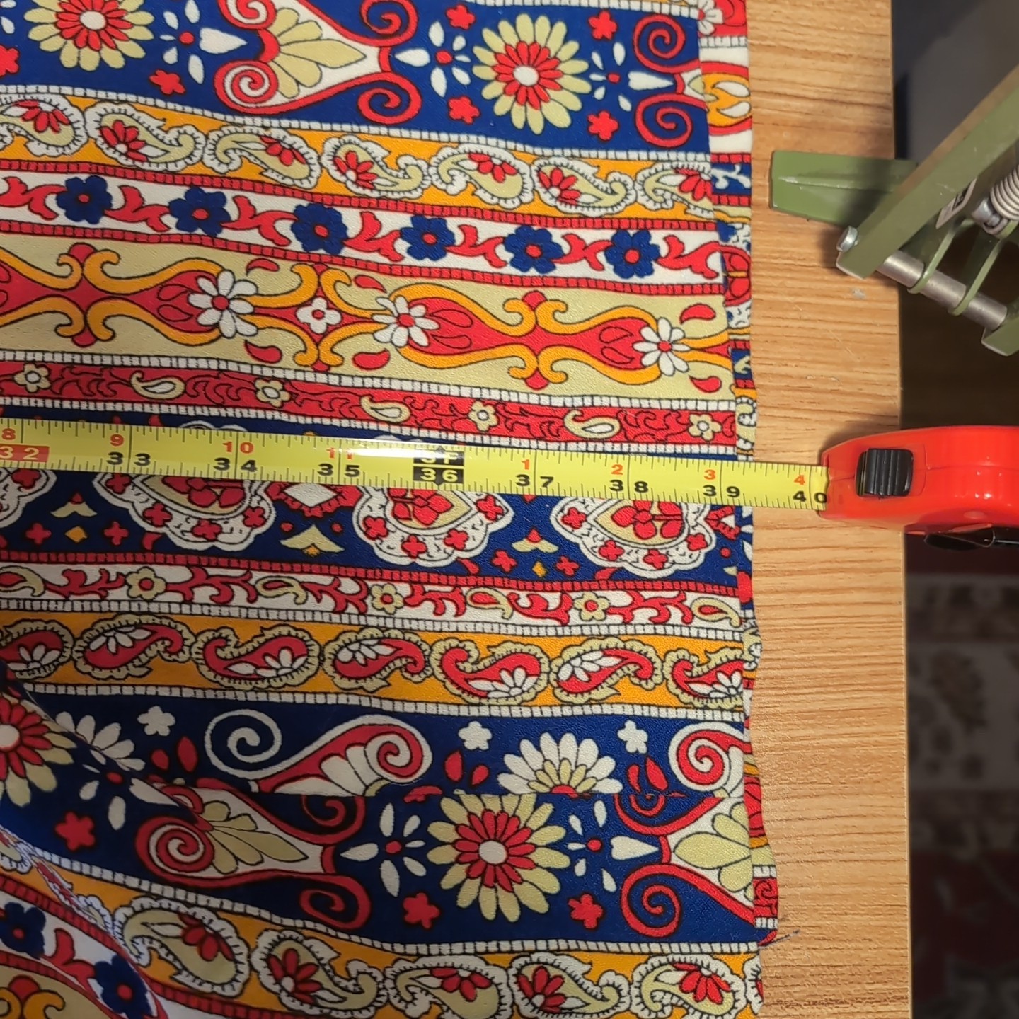 Vintage Handmade Maxi Dress 1960s Mod Hippie Boho Paisley Halter VIBRANT