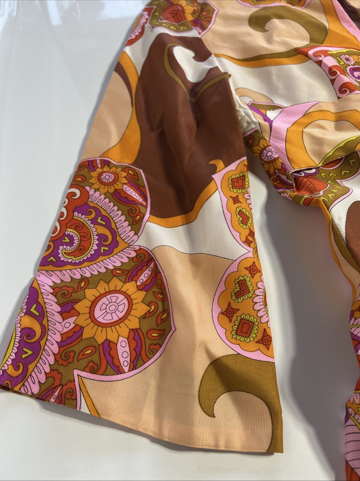 Vintage Tori Richard Honolulu Tropical Floral Psy Retro 60s/70’s Maxi Dress