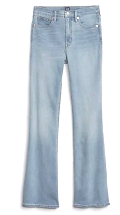 Vintage GAP 70s Style High Rise Skinny Flare Jeans SIZE 31 (11) X 33L