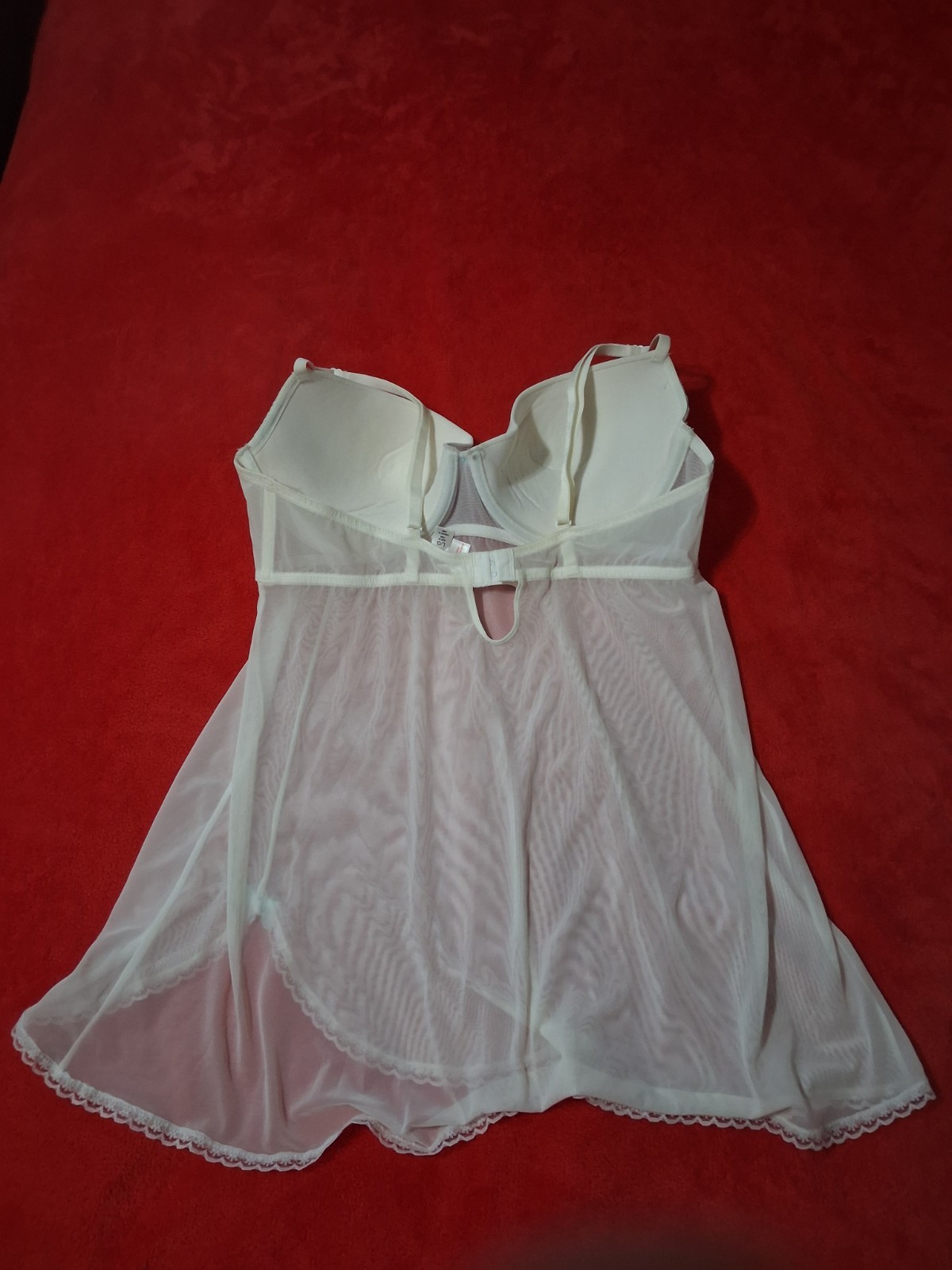 LG Gilligan & O’Malley White Vintage Babydoll Nightie
