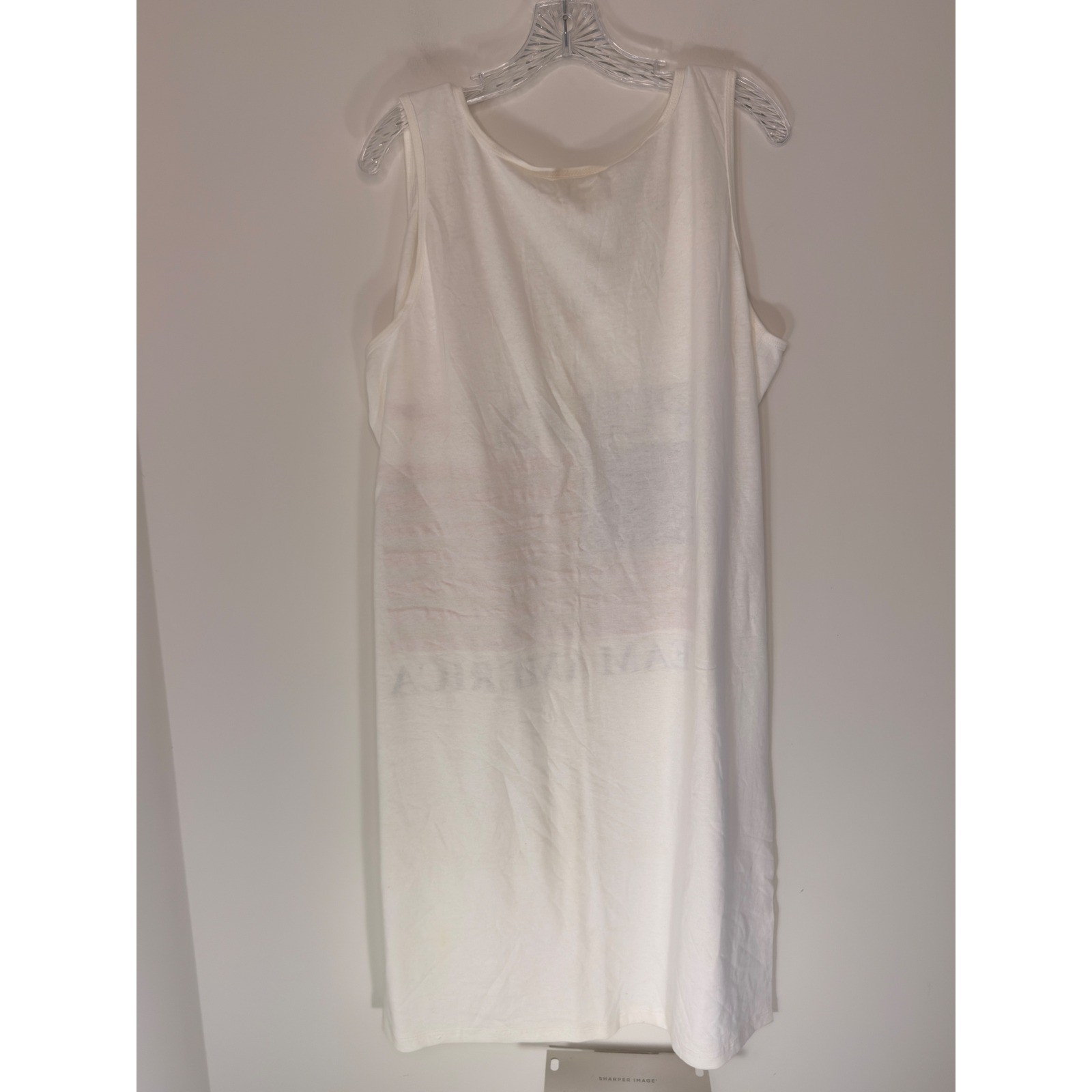 Speedo Vintage 1995 Coverup Dress Women’s White Team America Sleeveless One Size