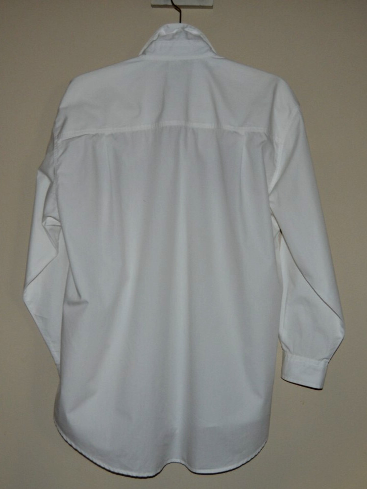Vintage Casey Coleman Long Sleeve White Gardening Shirt Blouse -Chest 46″