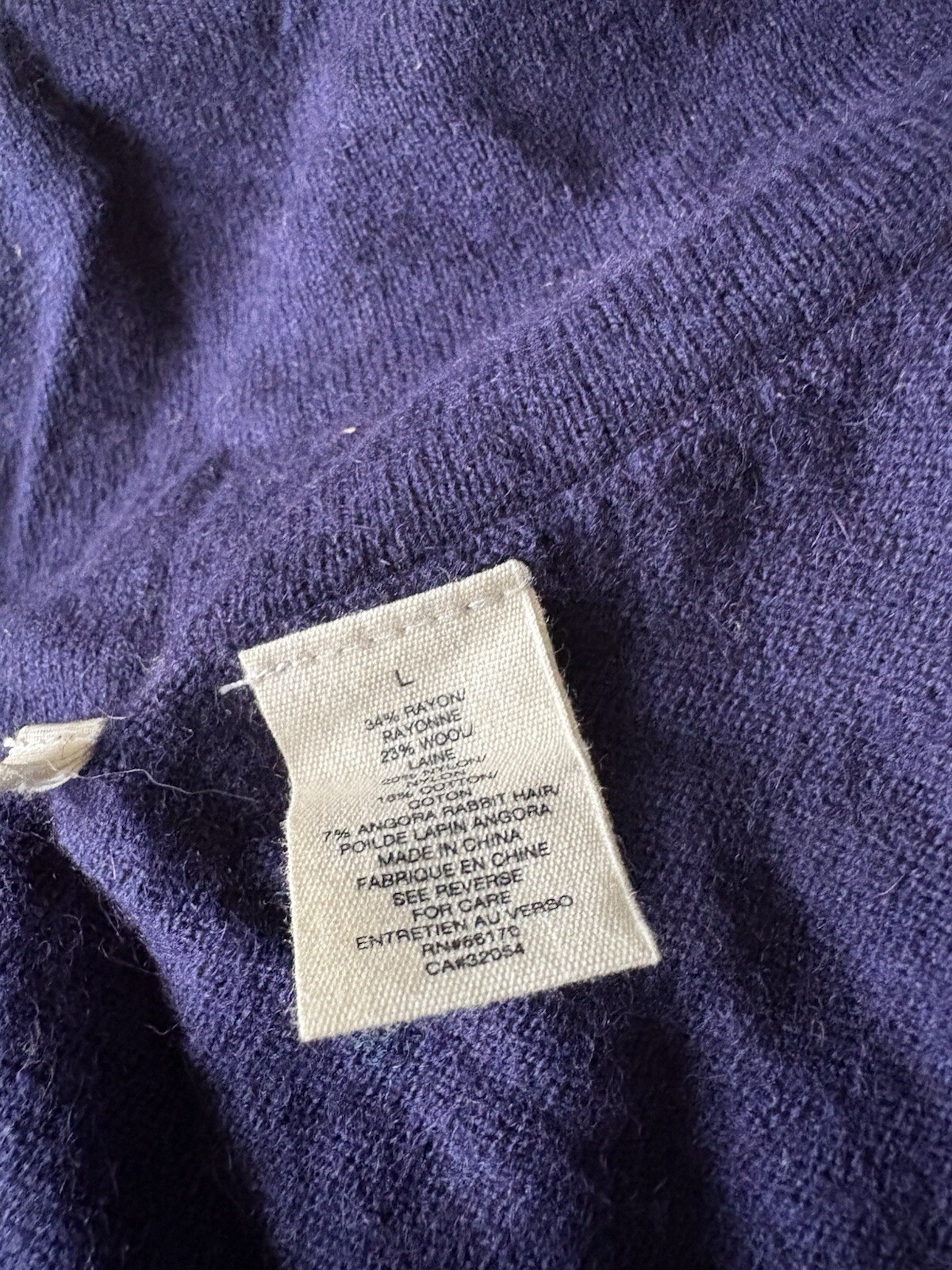 Vintage Moth Purple Wool Dress. SzL