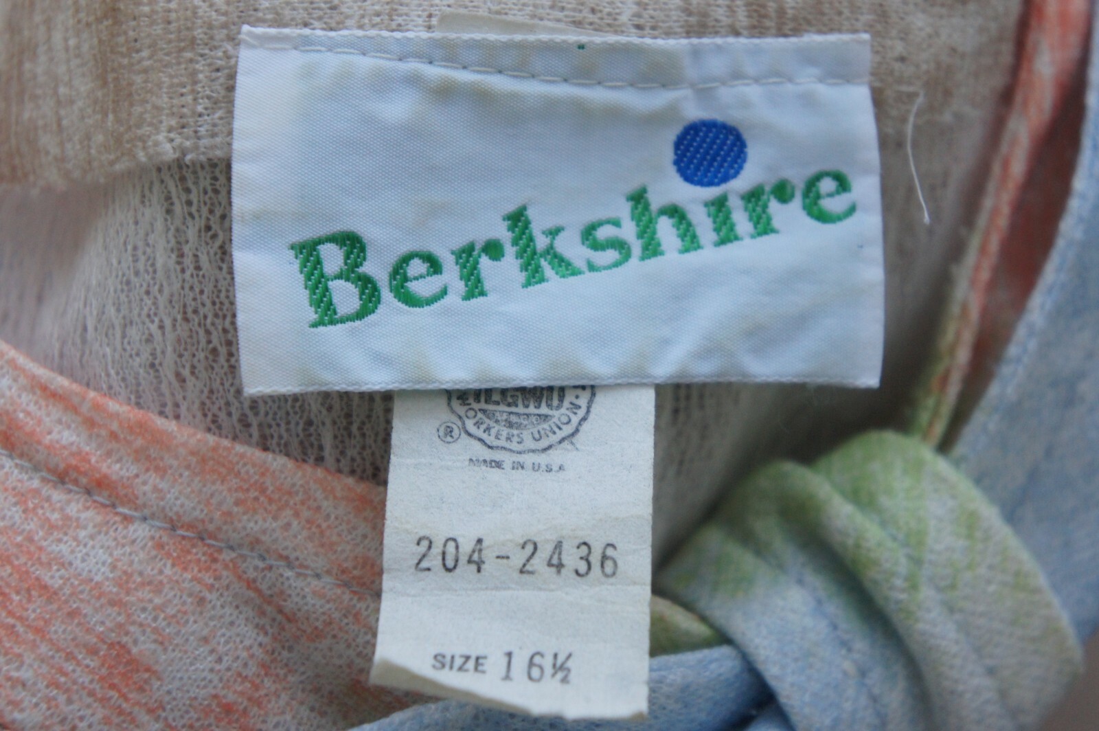 Vintage 50s Belted Sheer Dress By Berkshire
