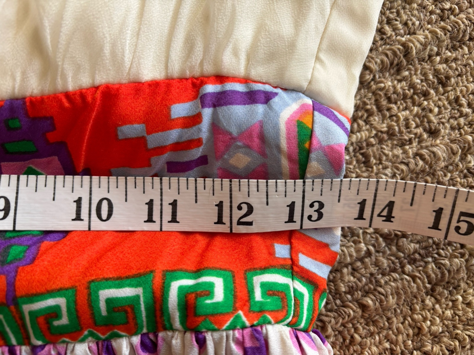 Vintage 1960’s/70’s Geometric Maxi Dress Small