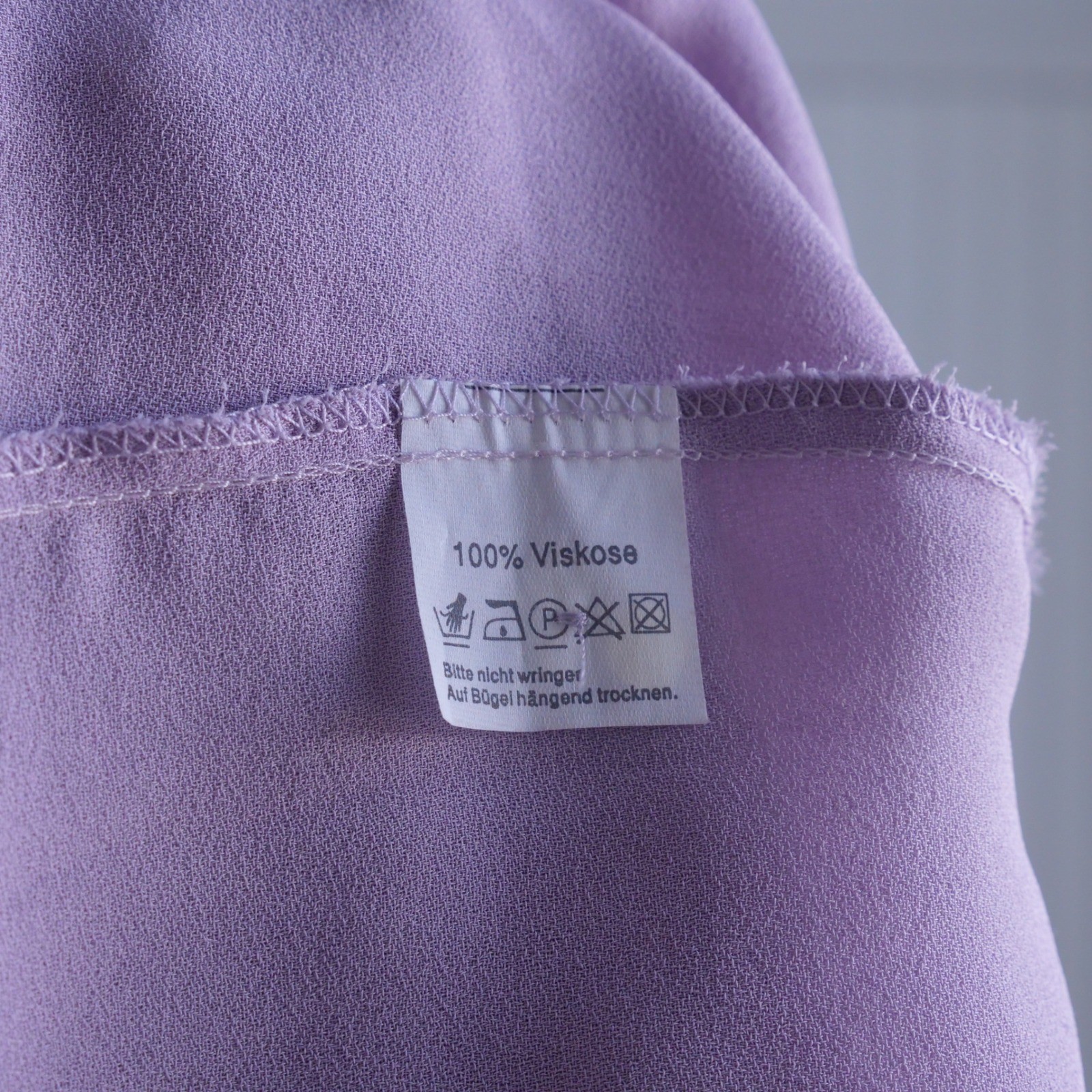 See sweetest vintage 1990s lilac semisheer tuxedo ruffle button down blouse