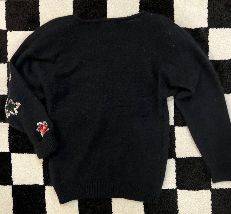 VINTAGE 80s angora Work in Progress by Gladys Bagley sweater