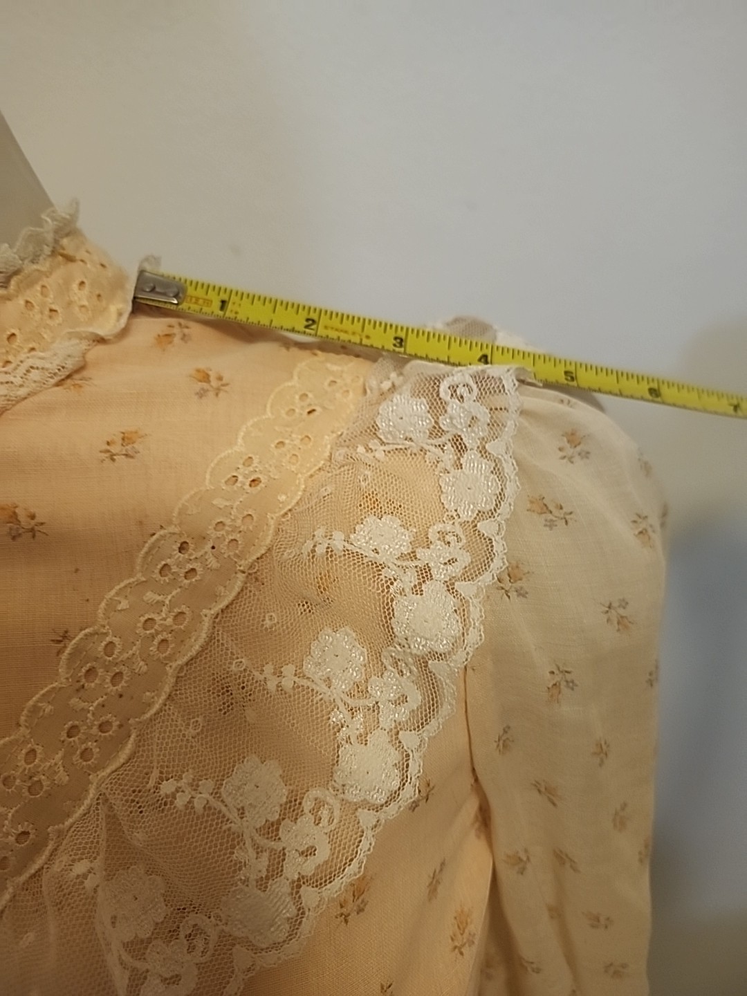 Handmade Pink Vintage Floral Victorian Prarie Cottagecore Dress
