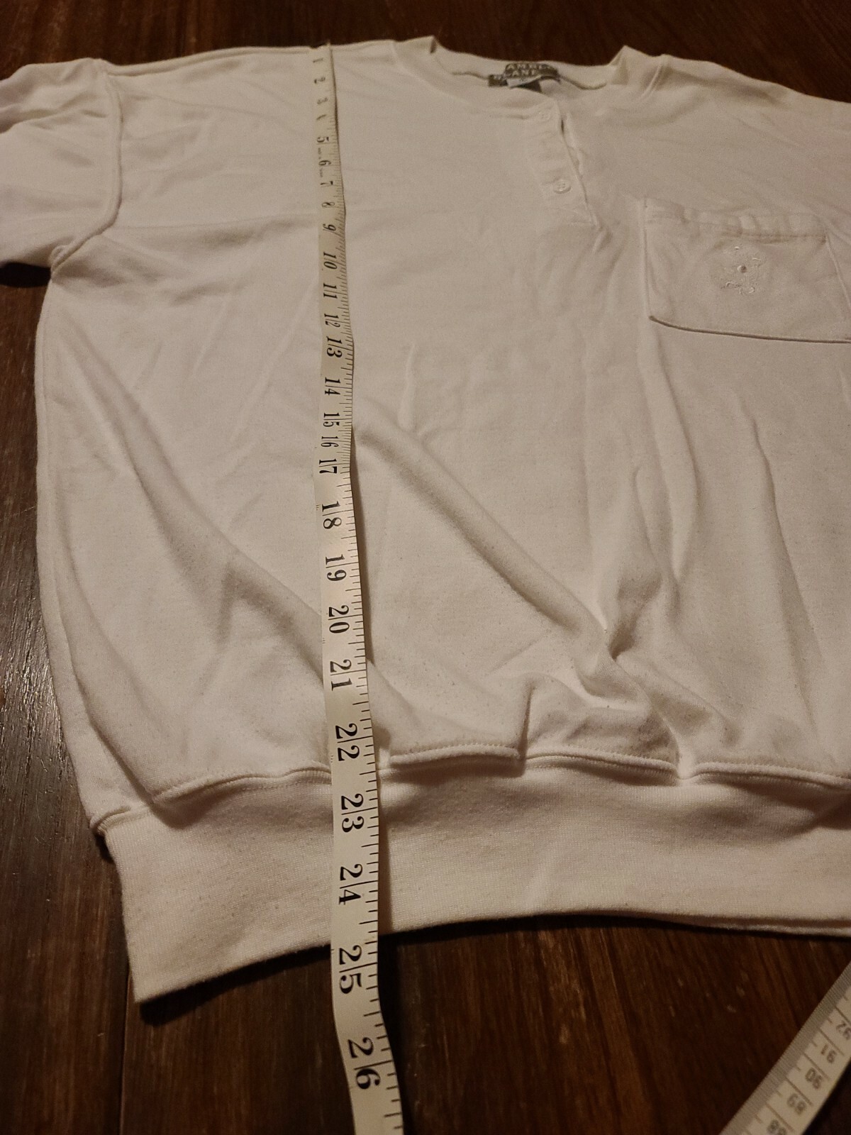 Bramble Lane White Pullover – Large- EUC