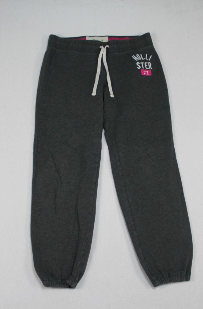Hollister Women Gray Sweat Pants Casual Vintage Y2K Size Medium
