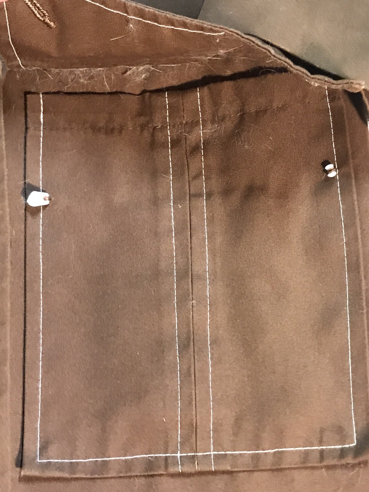 vtg penneys wmns water resistant coat brown 60s 70s sz 12 mod style v4053