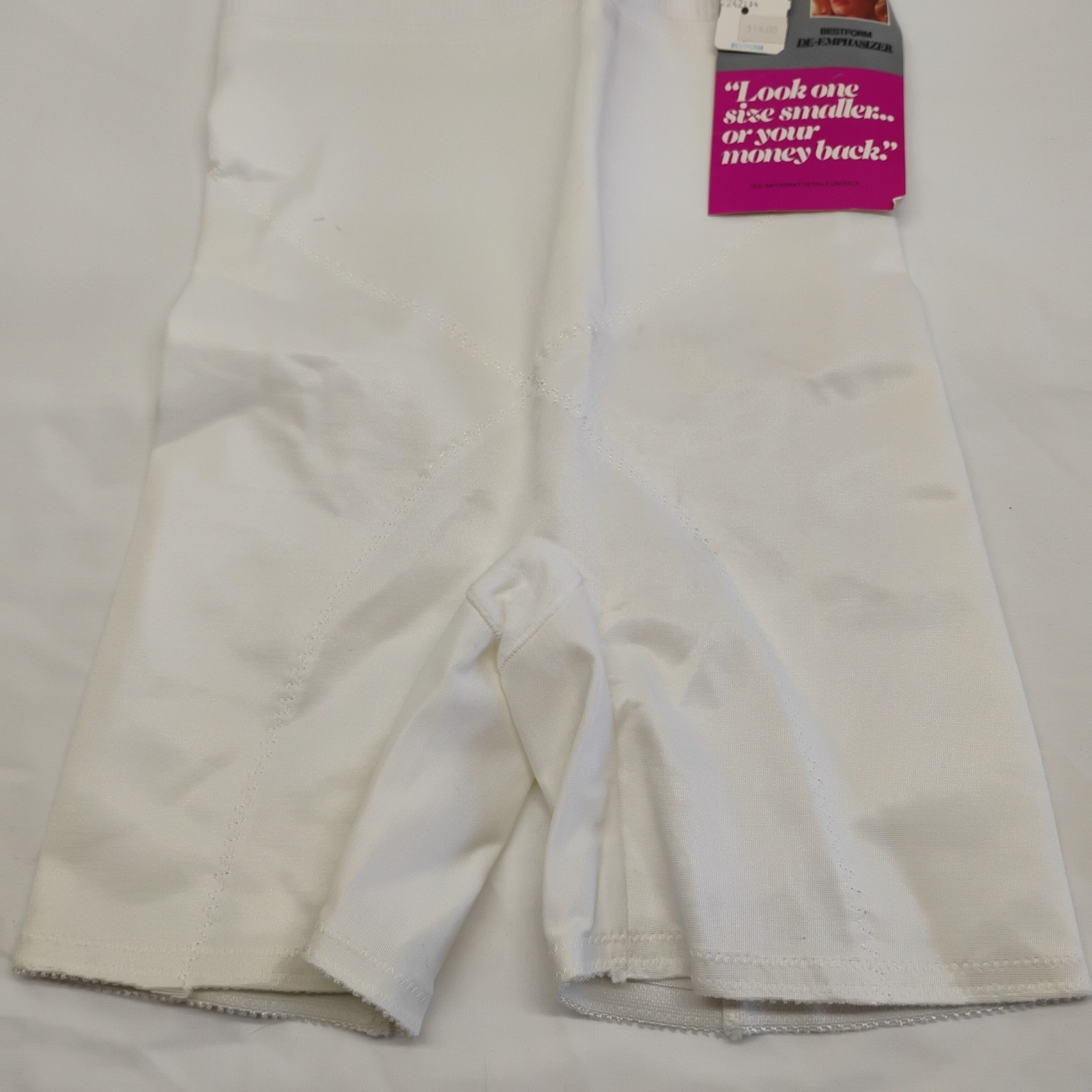 NWT Vintage Bestform MEDIUM De-Emphasizer FIRM CONTROL Shorts Panty Girdle Flaw