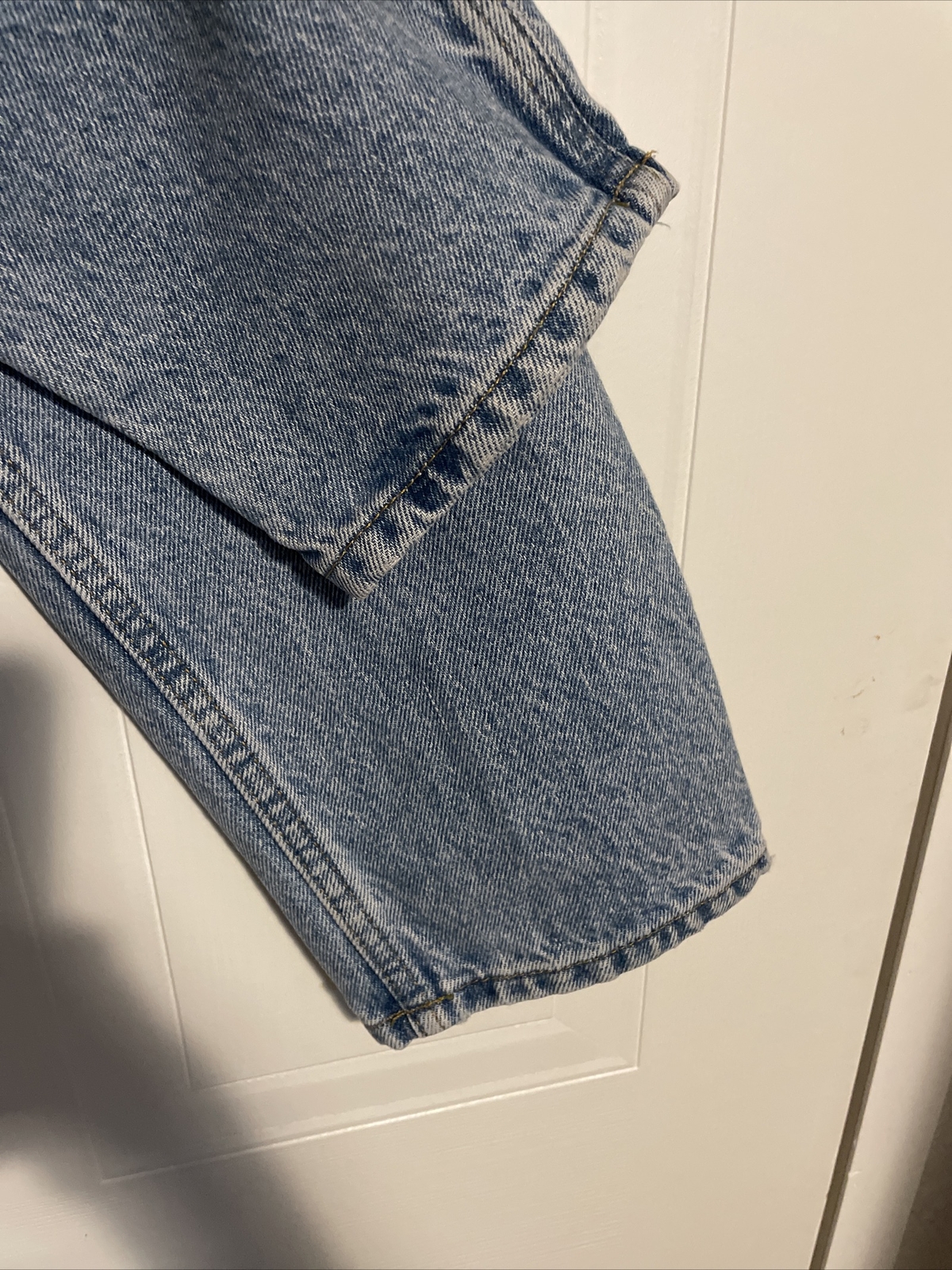Vintage Paris Sport Club Button Fly Jeans Womens Size 28×29 Classic Fit Tapered