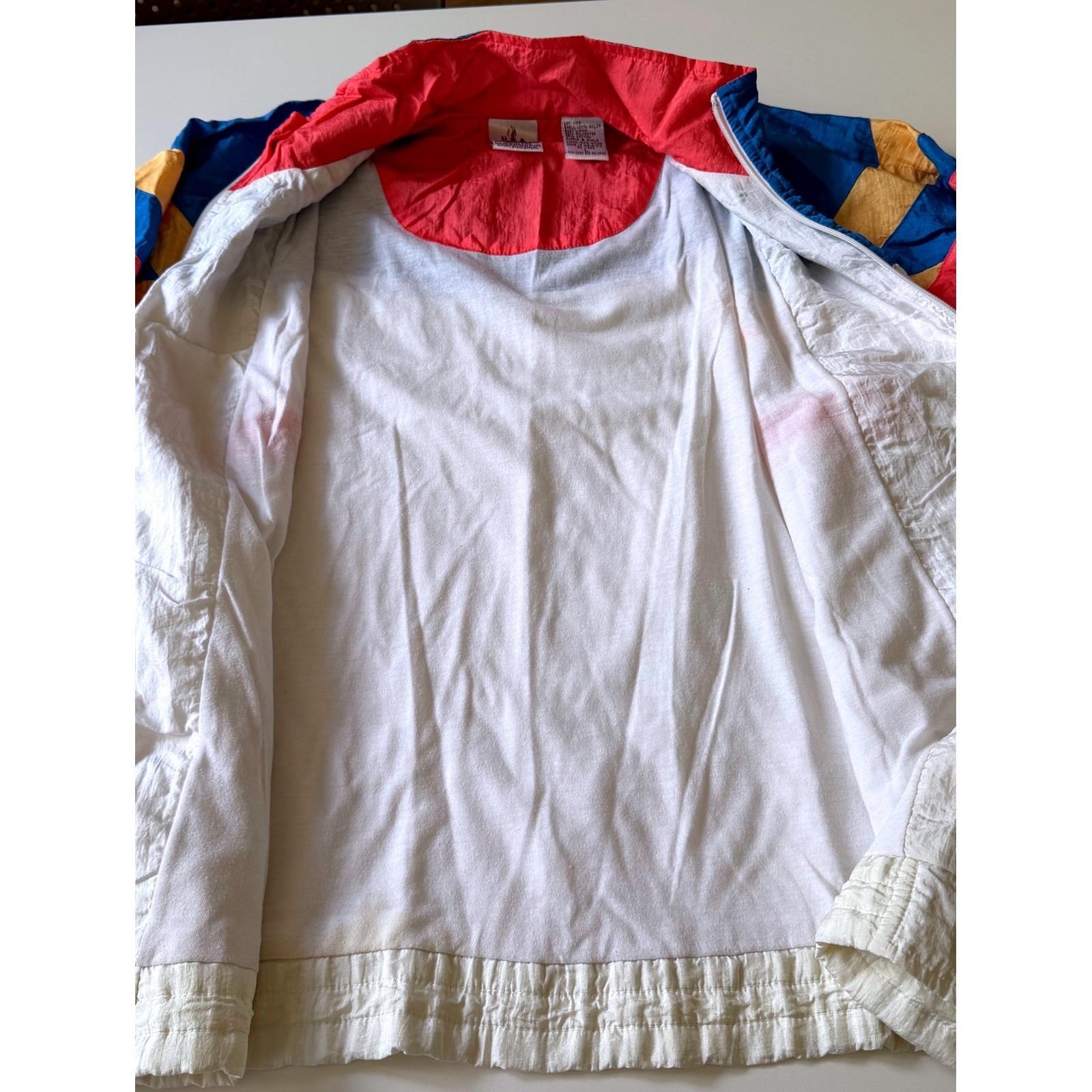 Vintage 1990s JCPenney Olympic Windbreaker | USA Colorblock Nylon Jacket