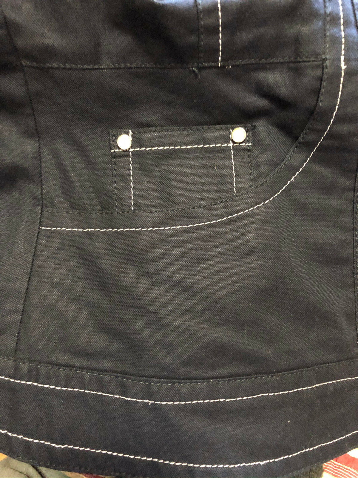 VJC VersaceJeansCouture Blue Silver Accent FrontPockets LSlv 1970’s Jacket szS/M
