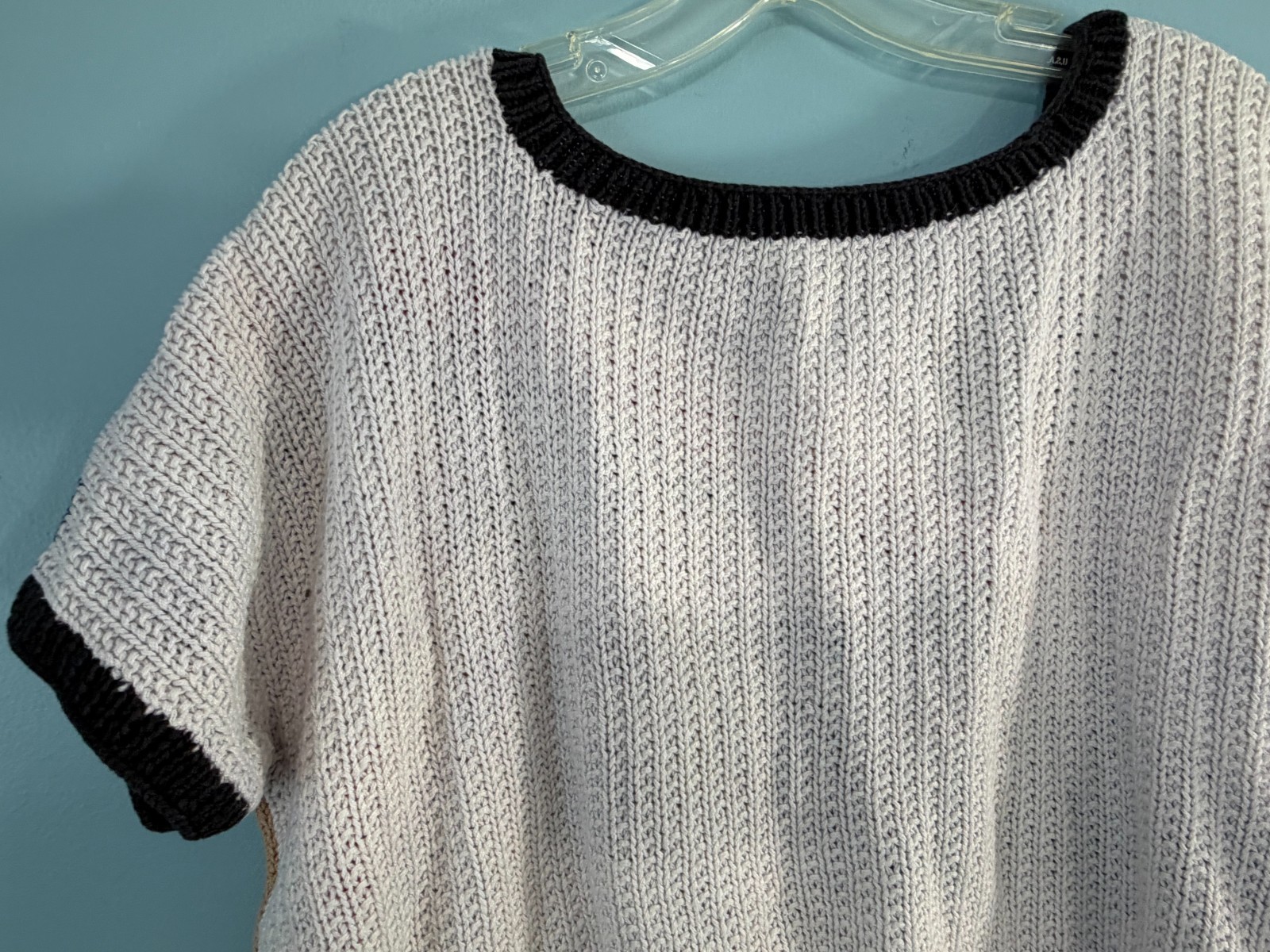 Vintage 80s 90s Handmade Sweater with Face – No Tag See Details for Measurements