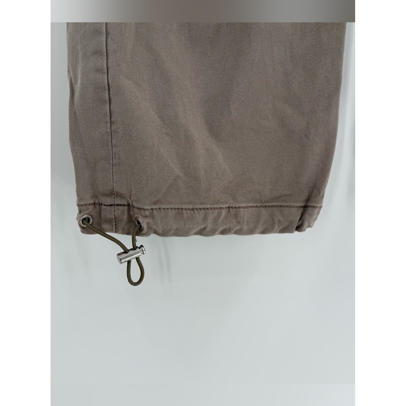 PAIGE womens Reid Jogger Vintage Moss Taupe Jogger Cropped Jean 28
