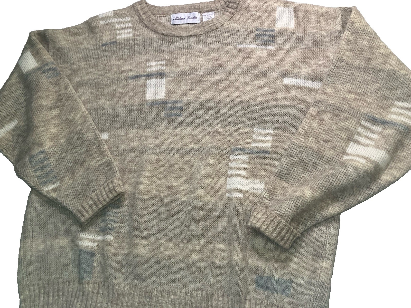 Vintage Michael Gerald Sweater 90s Large, Fall Winter Wear