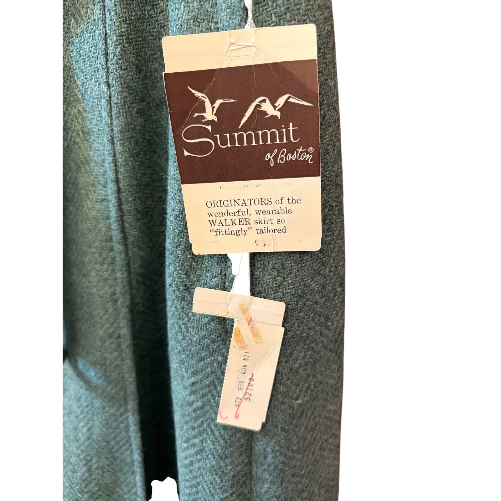 Vintage Summit of Boston Walker Skirt Dark Academia Cottagecore Heritage Woolen