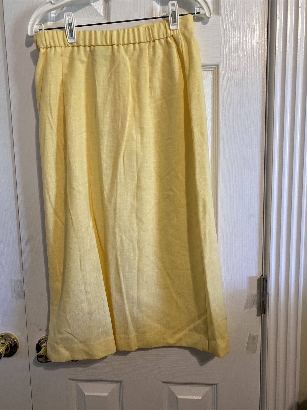 Skirt. Solos By Koret Size 12 Yellow. Vintage. NWOT