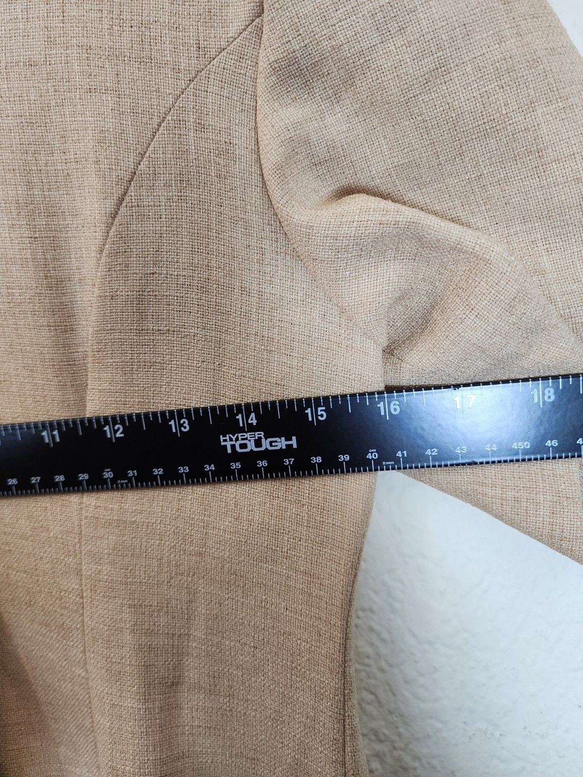 Vintage 90s Japanese Minimalist Midi Dress Beige Small Button Front Drian Grey