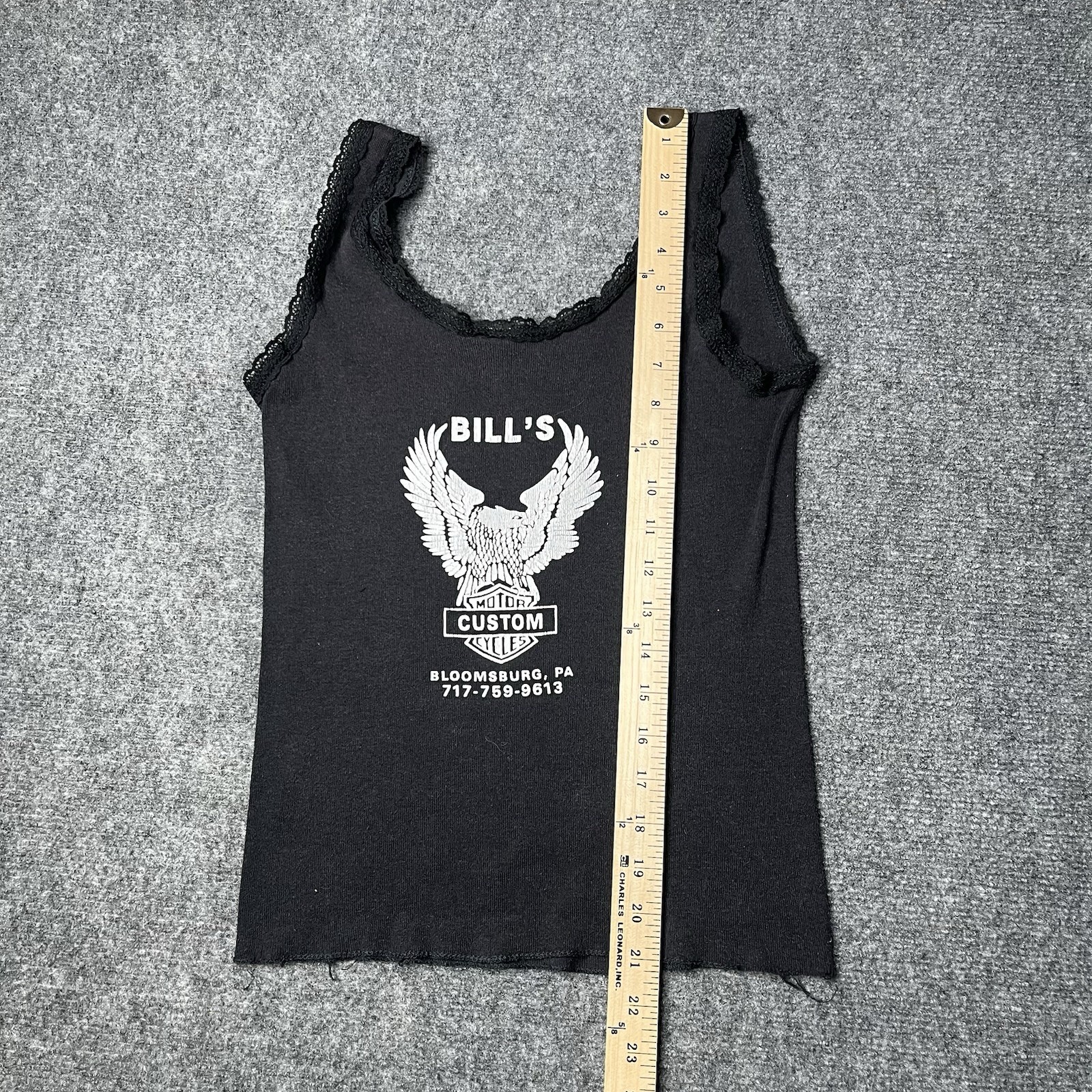 Vtg Harley Davidson 3d Emblem Tank Top 1980s 80s Biker Tee Womens