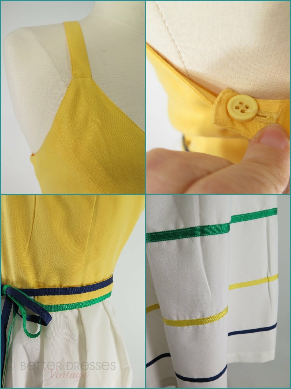 Vintage 70s Does 50s Cotton Sundress – xs, sm